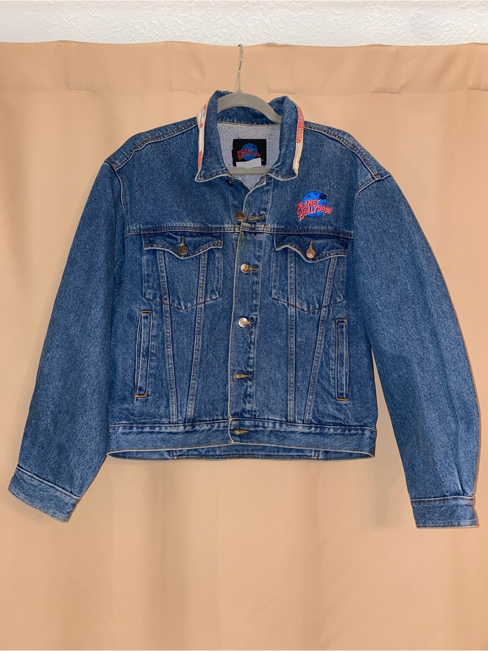 Vintage Planet Hollywood Orlando Denim Jacket - Picture 2 of 3